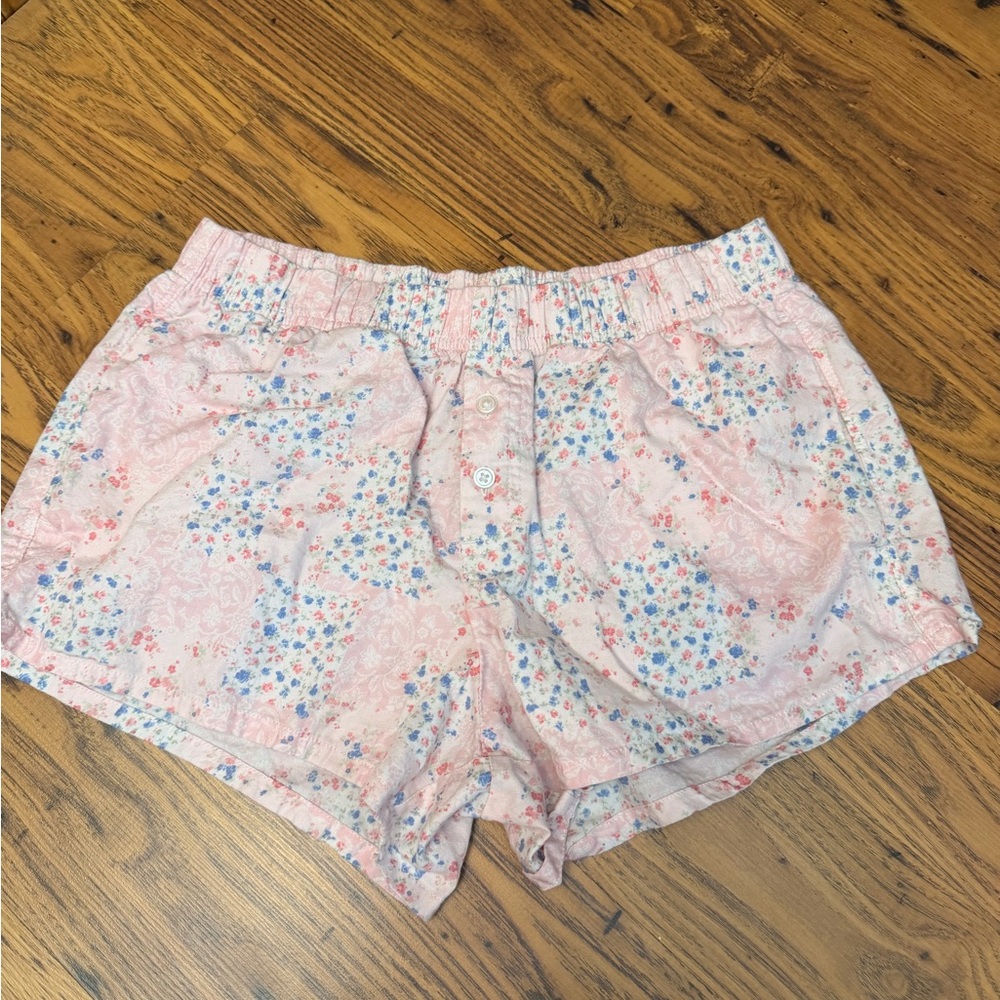 Floral Pink Shorts